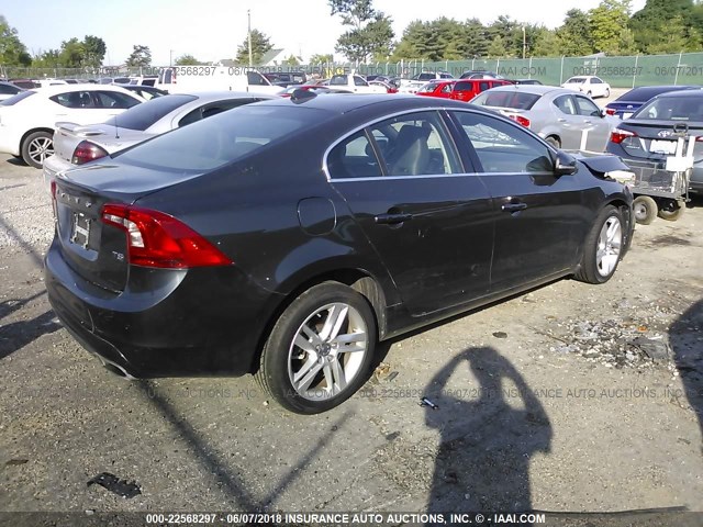 YV126MFK7F1343425 - 2015 VOLVO S60 PREMIER BLACK photo 4