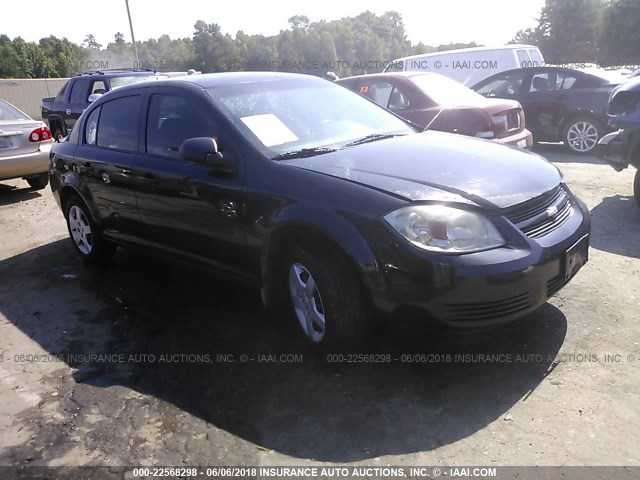1G1AB5F53A7162155 - 2010 CHEVROLET COBALT LS BLACK photo 1