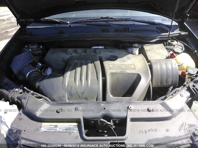 1G1AB5F53A7162155 - 2010 CHEVROLET COBALT LS BLACK photo 10