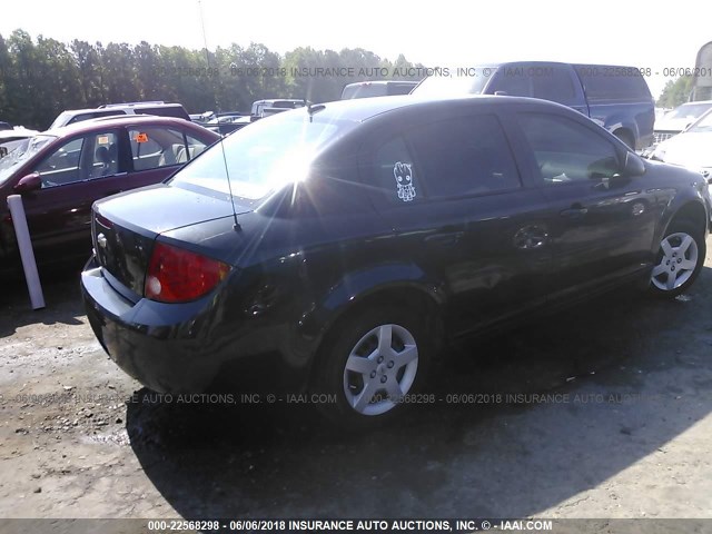 1G1AB5F53A7162155 - 2010 CHEVROLET COBALT LS BLACK photo 4