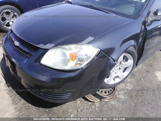 1G1AB5F53A7162155 - 2010 CHEVROLET COBALT LS BLACK photo 6