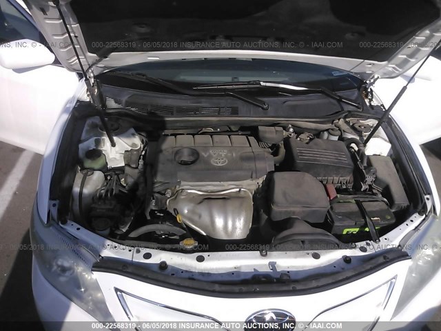 4T1BF3EK8AU535280 - 2010 TOYOTA CAMRY SE/LE/XLE 白色 照片 10