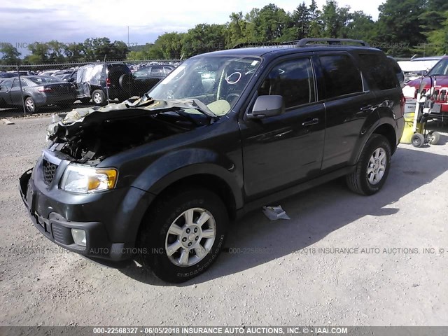 4F2CZ02749KM03039 - 2009 MAZDA TRIBUTE I GRAY photo 2