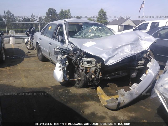 2FAFP71W7YX157206 - 2000 FORD CROWN VICTORIA POLICE INTERCEPTOR SILVER photo 1