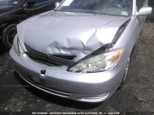4T1BF32K73U057960 - 2003 TOYOTA CAMRY LE/XLE/SE 银色 照片 6