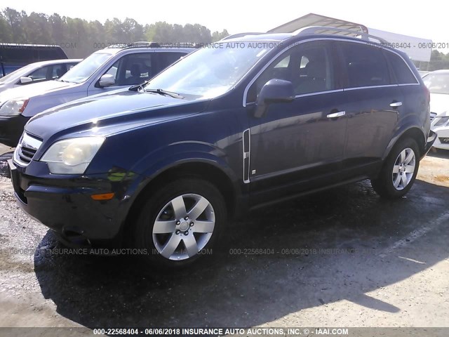 3GSDL73728S543126 - 2008 SATURN VUE XR Navy photo 2