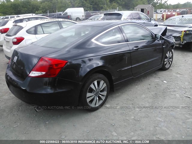 1HGCS1B31BA014640 - 2011 HONDA Accord LX-S BLACK photo 4