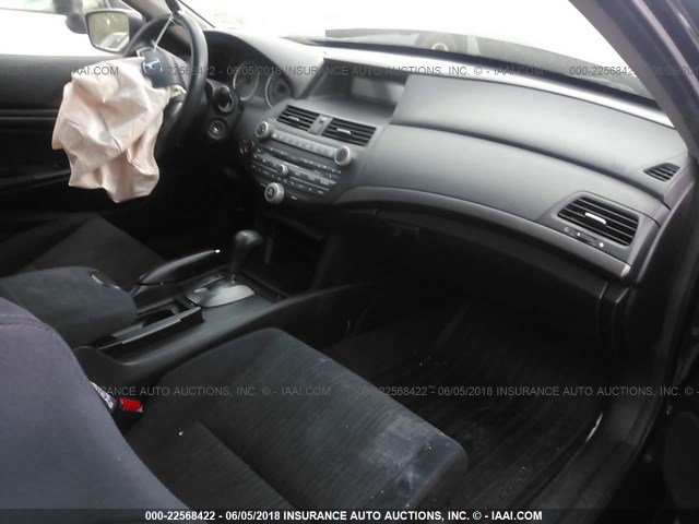 1HGCS1B31BA014640 - 2011 HONDA Accord LX-S BLACK photo 5