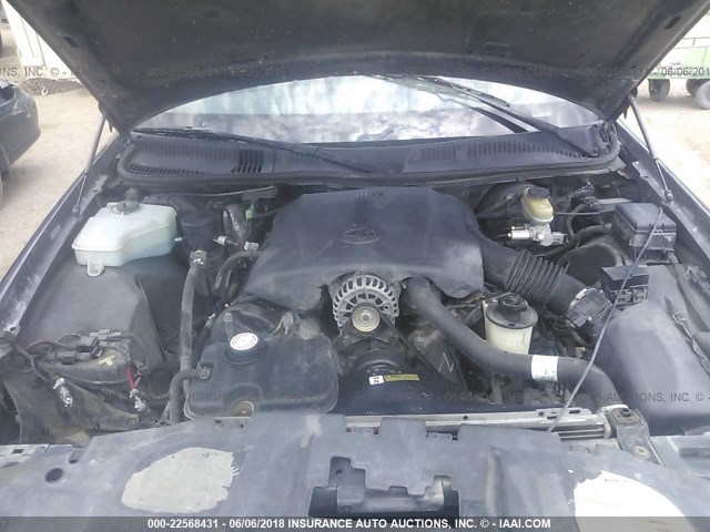 1LNFM81W3WY708748 - 1998 LINCOLN TOWN CAR EXECUTIVE Темно-синий фото 10