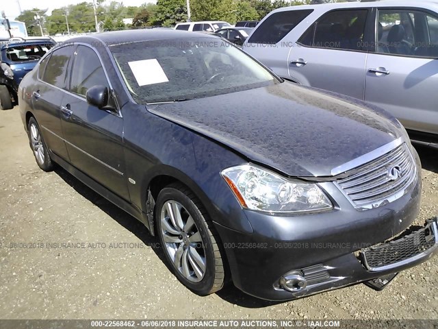 JNKBY01F78M550707 - 2008 INFINITI M45 GRAY photo 1