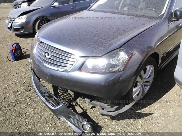 JNKBY01F78M550707 - 2008 INFINITI M45 GRAY photo 6