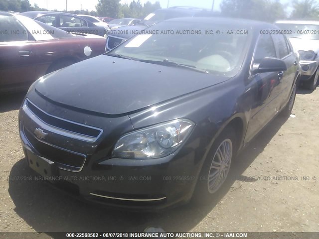 1G1ZG57B69F221760 - 2009 CHEVROLET MALIBU LS 黑色 照片 2