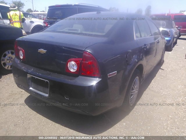 1G1ZG57B69F221760 - 2009 CHEVROLET MALIBU LS 黑色 照片 4
