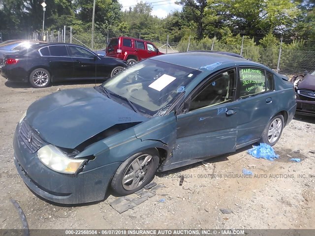 1G8AJ55F17Z194145 - 2007 SATURN ION LEVEL 2 GREEN photo 2