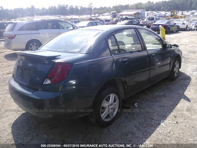 1G8AJ55F17Z194145 - 2007 SATURN ION LEVEL 2 GREEN photo 4