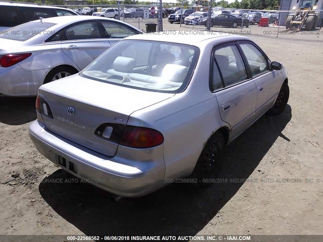 1NXBR12E7XZ274081 - 1999 TOYOTA COROLLA VE/CE/LE TAN photo 4