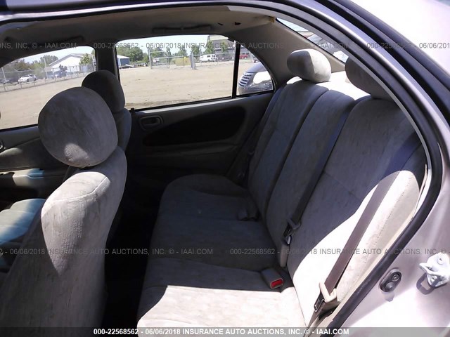 1NXBR12E7XZ274081 - 1999 TOYOTA COROLLA VE/CE/LE 棕色 照片 8