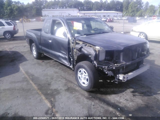 5TFTX4CN6CX018408 - 2012 TOYOTA TACOMA ACCESS CAB Grau Foto 1