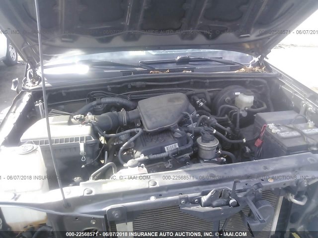 5TFTX4CN6CX018408 - 2012 TOYOTA TACOMA ACCESS CAB Grau Foto 10