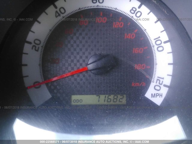 5TFTX4CN6CX018408 - 2012 TOYOTA TACOMA ACCESS CAB Grau Foto 7