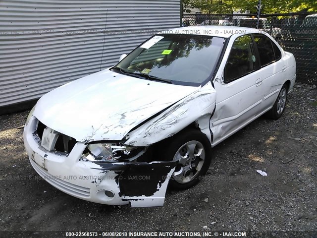 3N1CB51DX4L466438 - 2004 NISSAN SENTRA 1.8/1.8S WHITE photo 2