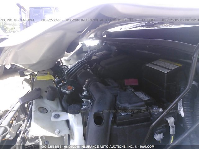 3N1CE2CP6FL366966 - 2015 NISSAN VERSA NOTE S/S PLUS/SV/SL/SR SILVER photo 10