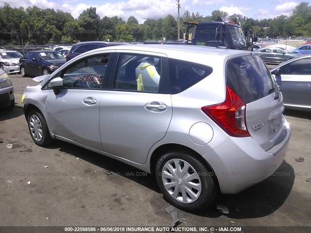 3N1CE2CP6FL366966 - 2015 NISSAN VERSA NOTE S/S PLUS/SV/SL/SR SILVER photo 3