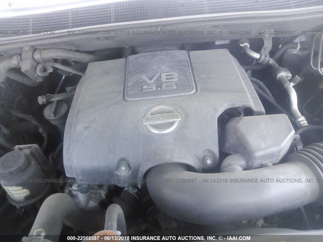 1N6BA06A88N300970 - 2008 NISSAN TITAN XE/SE/LE WHITE photo 10