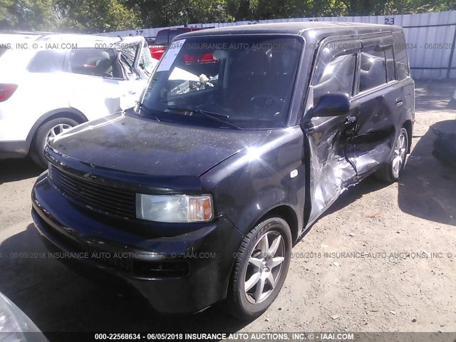 JTLKT324X64058009 - 2006 TOYOTA SCION XB 黑色 照片 2