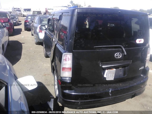 JTLKT324X64058009 - 2006 TOYOTA SCION XB 黑色 照片 3