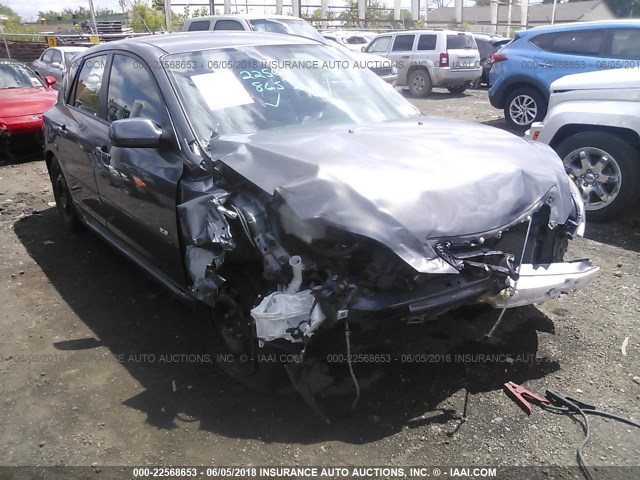 JM1BK344981808953 - 2008 MAZDA 3 HATCHBACK GRAY photo 6