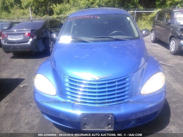 3C4FY58B14T206166 - 2004 CHRYSLER PT CRUISER TOURING BLUE photo 6