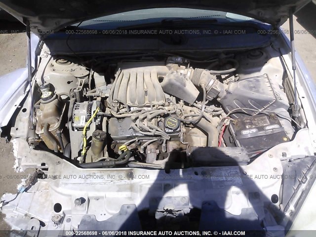 1FAFP55293A181391 - 2003 FORD TAURUS SES SILVER photo 10