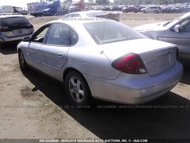 1FAFP55293A181391 - 2003 FORD TAURUS SES SILVER photo 3