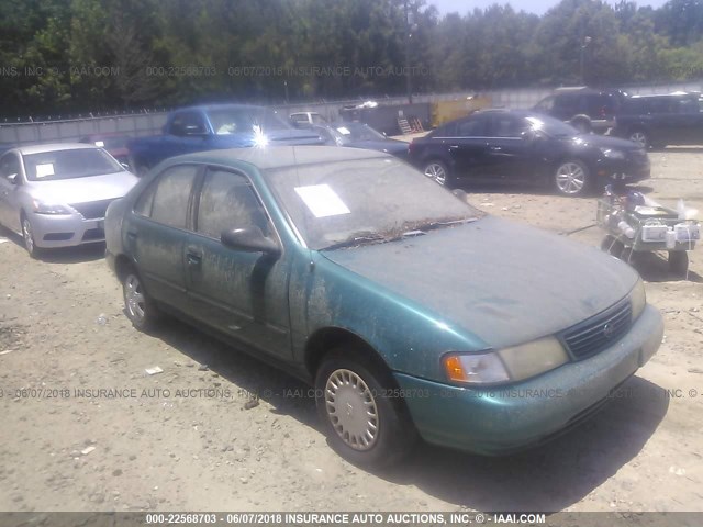 1N4AB41D6VC743488 - 1997 NISSAN SENTRA XE/GXE/GLE/BASE GREEN photo 1