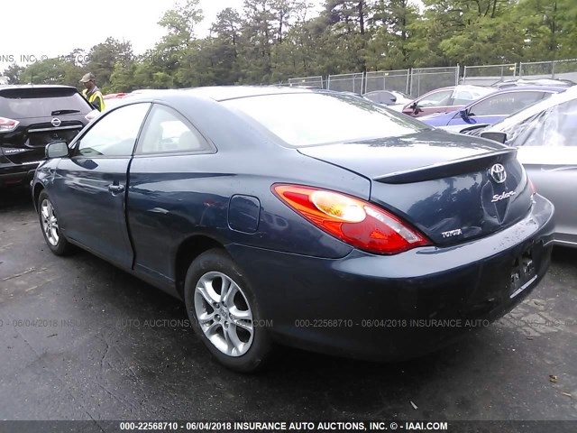 4T1CE38P26U614126 - 2006 TOYOTA CAMRY SOLARA SE/SLE BLUE photo 3