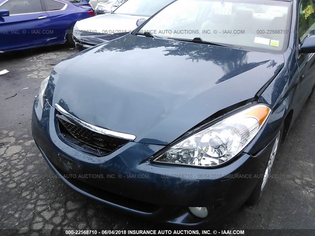 4T1CE38P26U614126 - 2006 TOYOTA CAMRY SOLARA SE/SLE Mavi foto 6