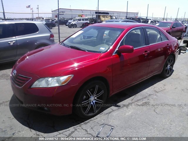 4T1BK46K69U083972 - 2009 TOYOTA CAMRY SE/LE/XLE RED photo 2