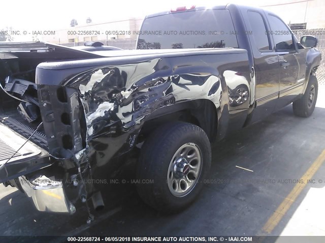 2GTEC19C581260491 - 2008 GMC SIERRA C1500 BLACK photo 6