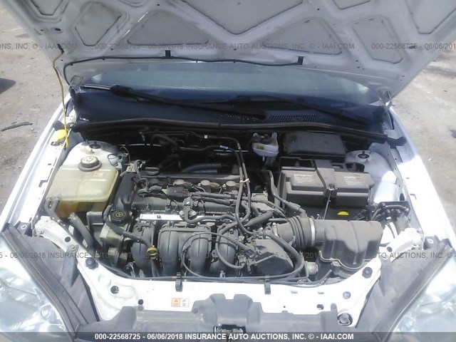 1FAHP34N07W205398 - 2007 FORD FOCUS ZX4/S/SE/SES 白色 照片 10