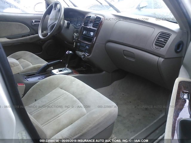 KMHWF35H04A948676 - 2004 HYUNDAI SONATA GLS/LX WHITE photo 5