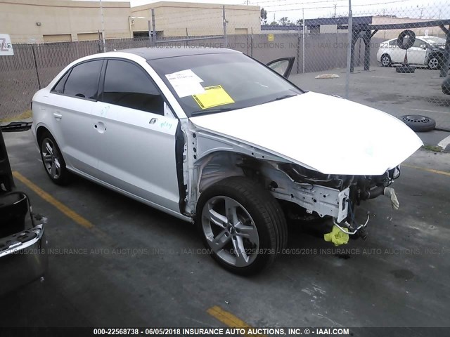 WAUAUGFF8J1016565 - 2018 AUDI A3 PREMIUM WHITE photo 1