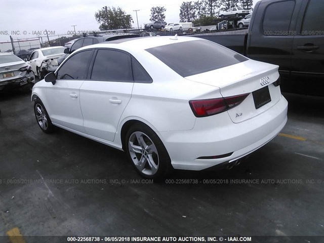 WAUAUGFF8J1016565 - 2018 AUDI A3 PREMIUM WHITE photo 3