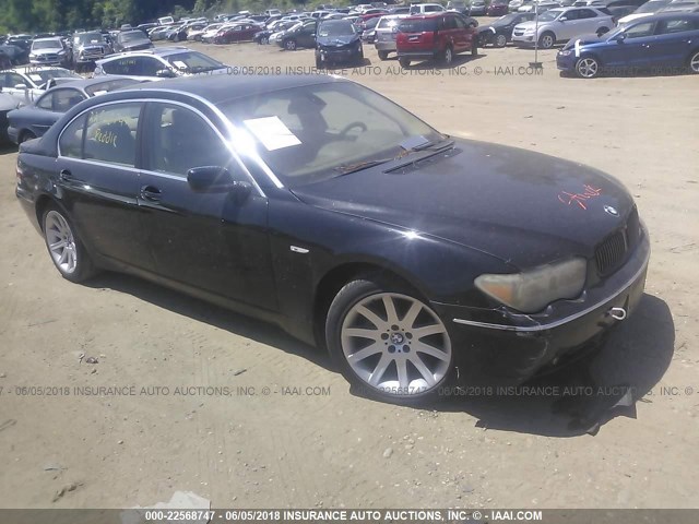 WBAGN63414DS49565 - 2004 BMW 745 LI BLACK photo 1