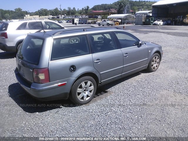 WVWWH63B93E231974 - 2003 VOLKSWAGEN PASSAT GLX SILVER photo 4