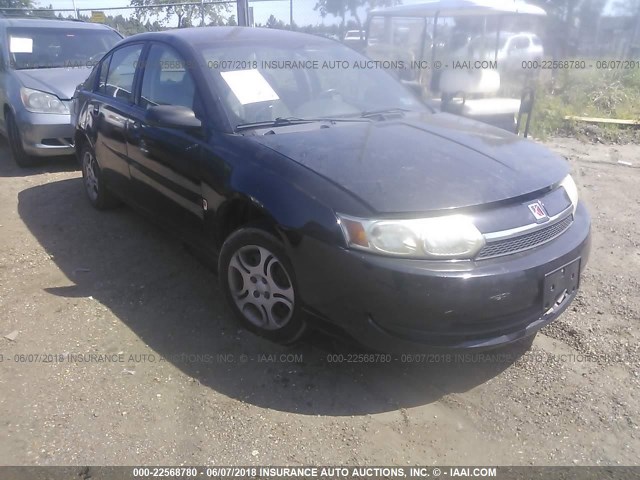 1G8AZ52F84Z116809 - 2004 SATURN ION LEVEL 2 BLACK photo 1