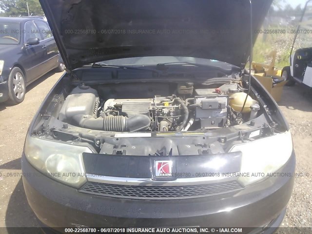 1G8AZ52F84Z116809 - 2004 SATURN ION LEVEL 2 BLACK photo 10