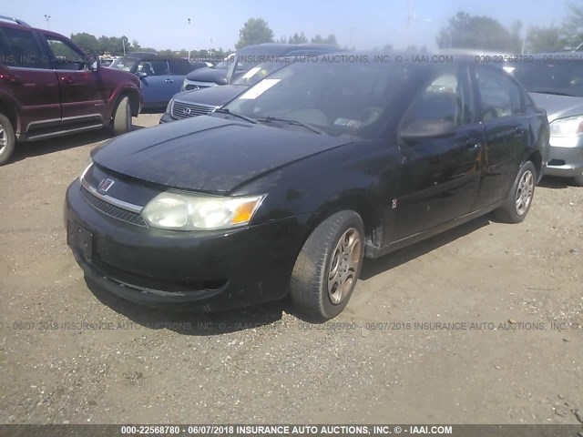 1G8AZ52F84Z116809 - 2004 SATURN ION LEVEL 2 BLACK photo 2