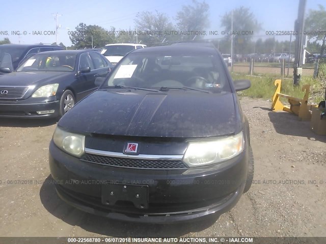 1G8AZ52F84Z116809 - 2004 SATURN ION LEVEL 2 BLACK photo 6