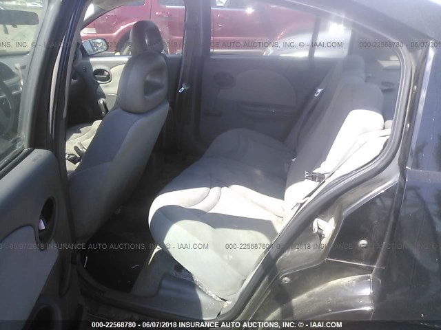 1G8AZ52F84Z116809 - 2004 SATURN ION LEVEL 2 BLACK photo 8